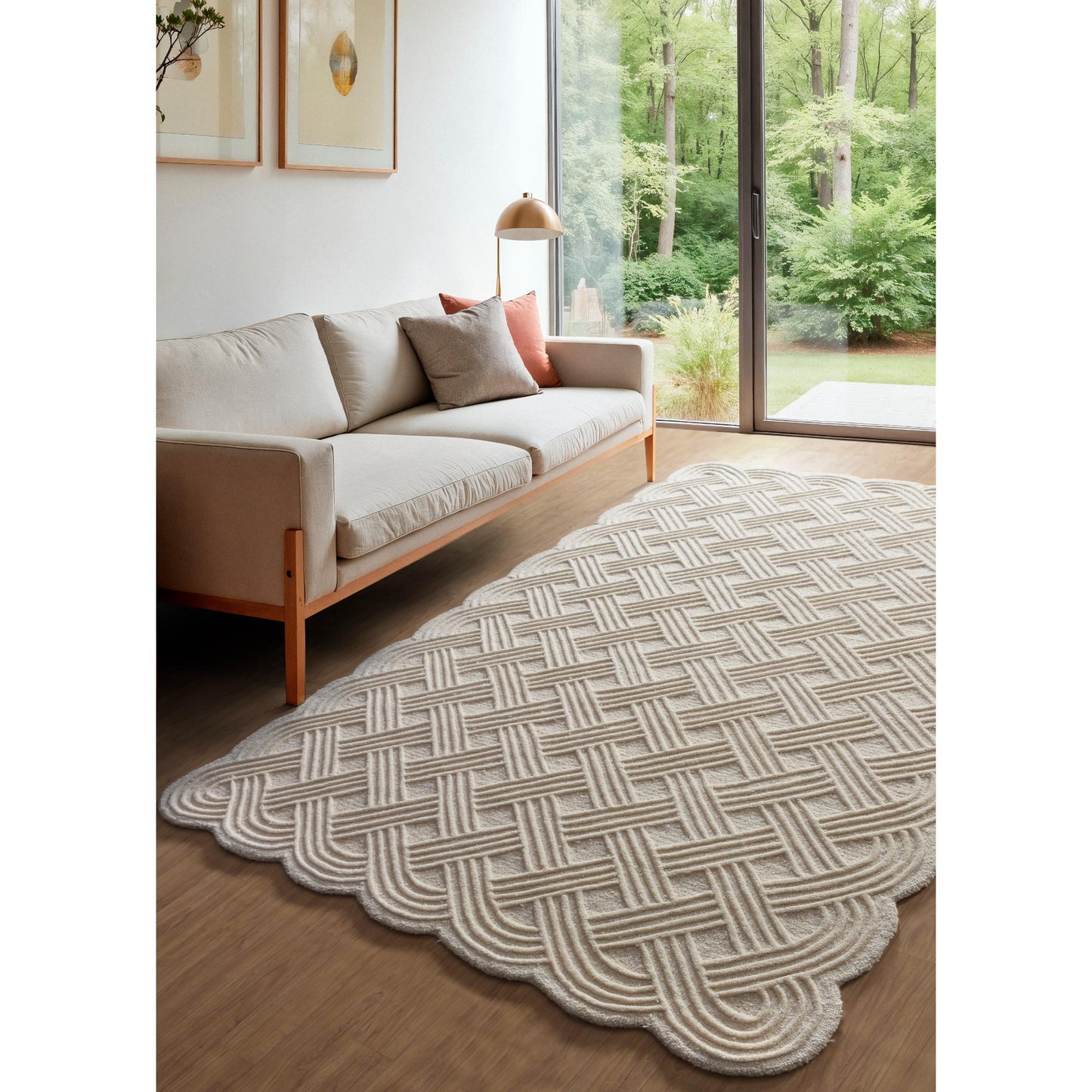 RENDALL RUG - WOOL - HAND TUFTED - IVORY