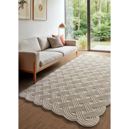 RENDALL RUG - WOOL - HAND TUFTED - IVORY