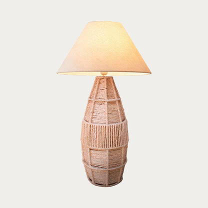 REVIK TABLE LAMP - BEIGE - HAND MADE - JUTE