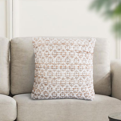 RUSSELL-II CUSHION - NATURAL/IVORY - HAND WOVEN - JUTE + WOOL