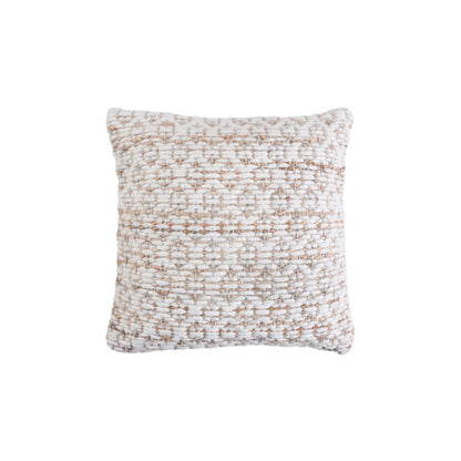 RUSSELL-II CUSHION - NATURAL/IVORY - HAND WOVEN - JUTE + WOOL
