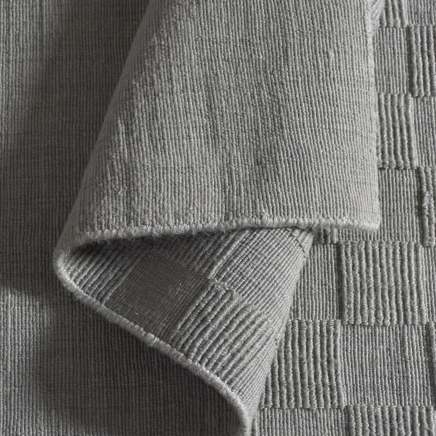 SAMPAN RUG - GREY - HAND WOVEN - PET
