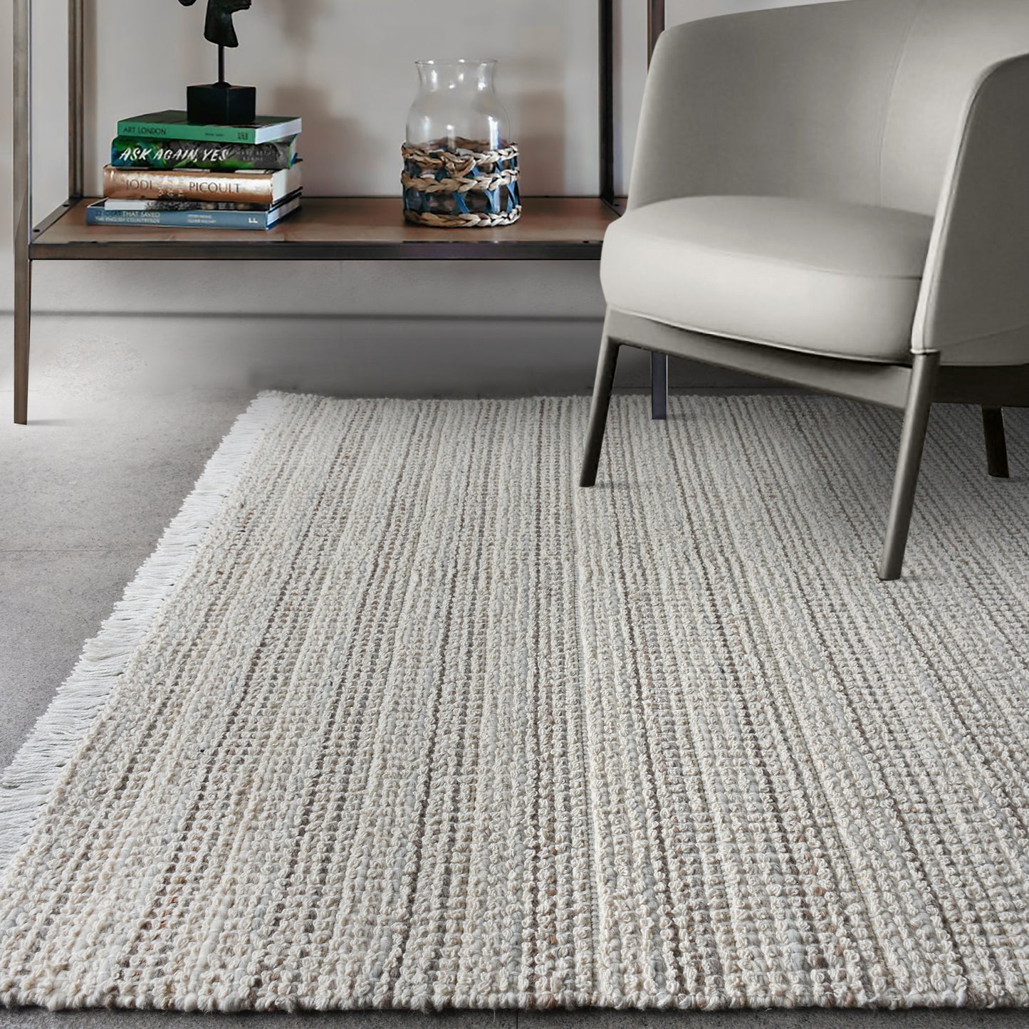 SEABROOK RUG - WOOL/ JUTE