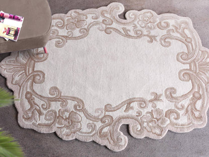 SFORI RUG -IVORY/BEIGE - HAND TUFTED - WOOL