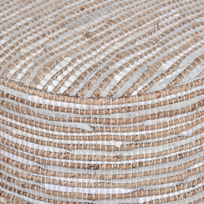 SPICA BAR STOOL - JUTE/ LEATHER