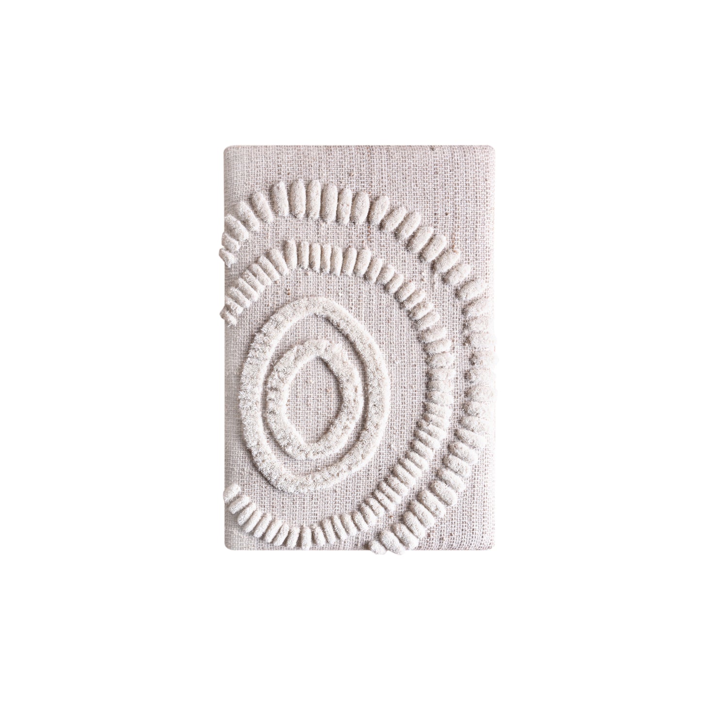 SUZANO WALL ART - IVORY - HAND WOVEN/OVER TUFTED - WOOL & MDF