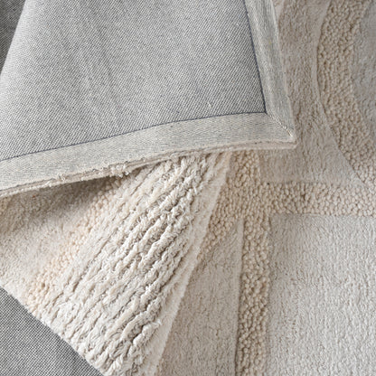 SYANNO-II RUG - COTTON/CHENILLE - TABLE TUFTED - IVORY