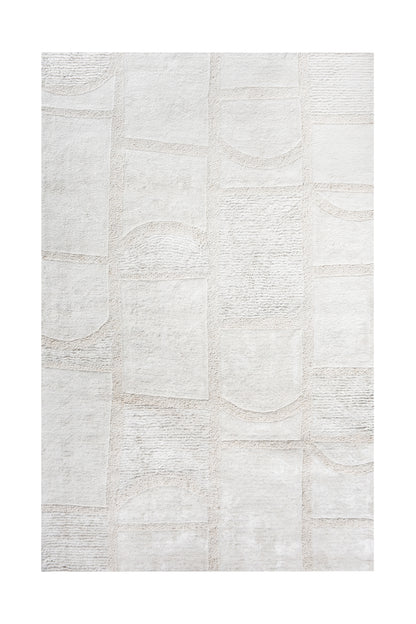 SYANNO-II RUG - COTTON/CHENILLE - TABLE TUFTED - IVORY