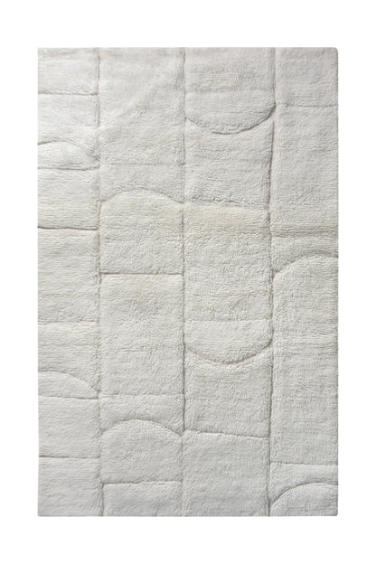 SYANNO RUG - NZ WOOL - TABLE TUFTED - IVORY