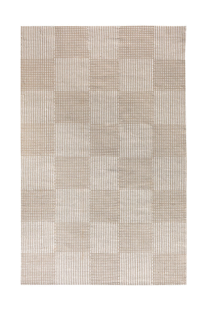 TALIANA RUG - IVORY/TAUPE - HAND WOVEN - POLYPROPYLENE