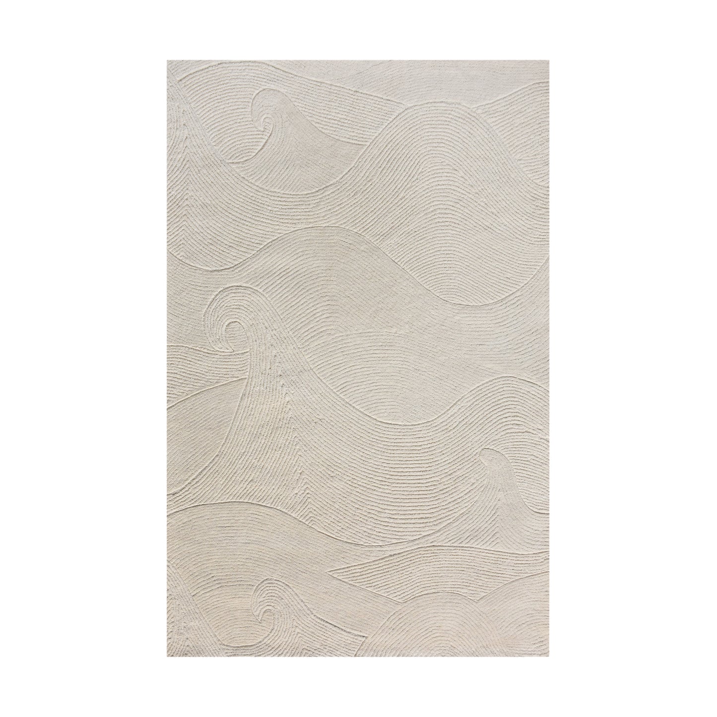 TARWIN RUG - WOOL - IVORY - HAND TUFTED