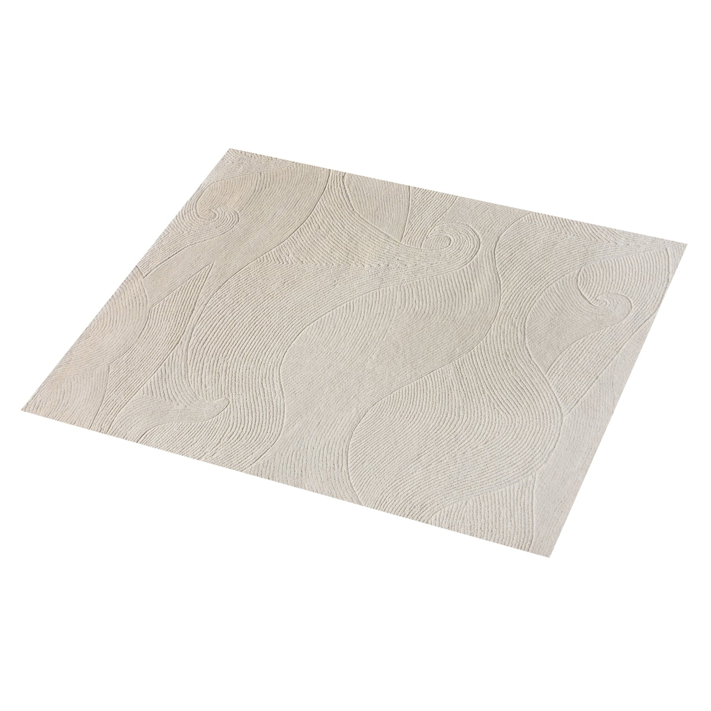 TARWIN RUG - WOOL - IVORY - HAND TUFTED