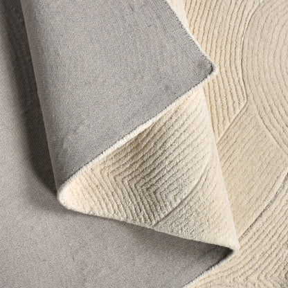 TARWIN RUG - WOOL - IVORY - HAND TUFTED