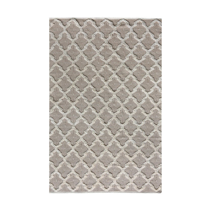 TINSLEY RUG - BEIGE/IVORY - HANDWOVEN - COTTON