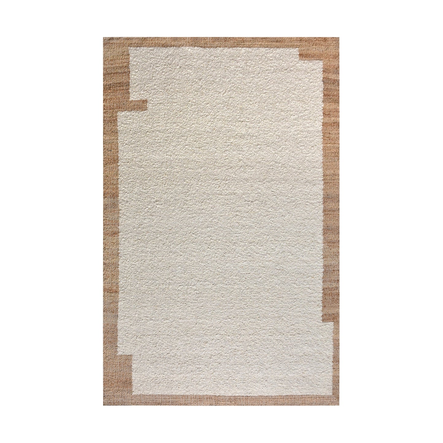TISOVNIK RUG - NATURAL/IVORY - NZ WOOL/JUTE