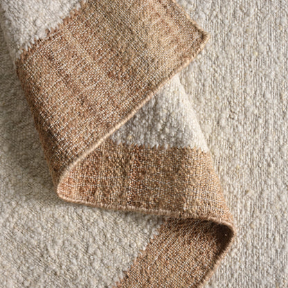 TISOVNIK RUG - NATURAL/IVORY - NZ WOOL/JUTE