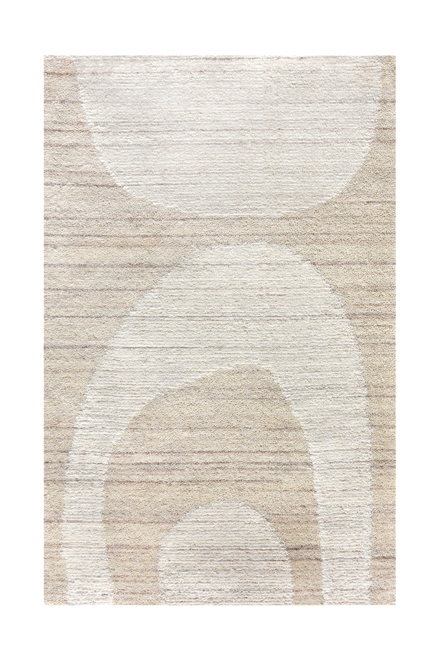 TOOMS RUG - IVORY - WOOL - HAND WOVEN, OVER TUFTED