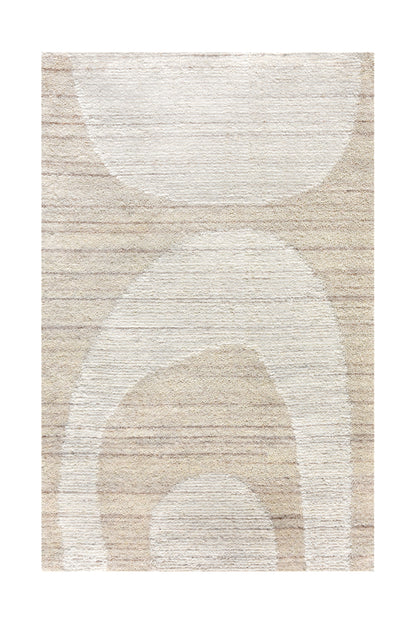 TOOMS RUG - IVORY - WOOL - HAND WOVEN, OVER TUFTED