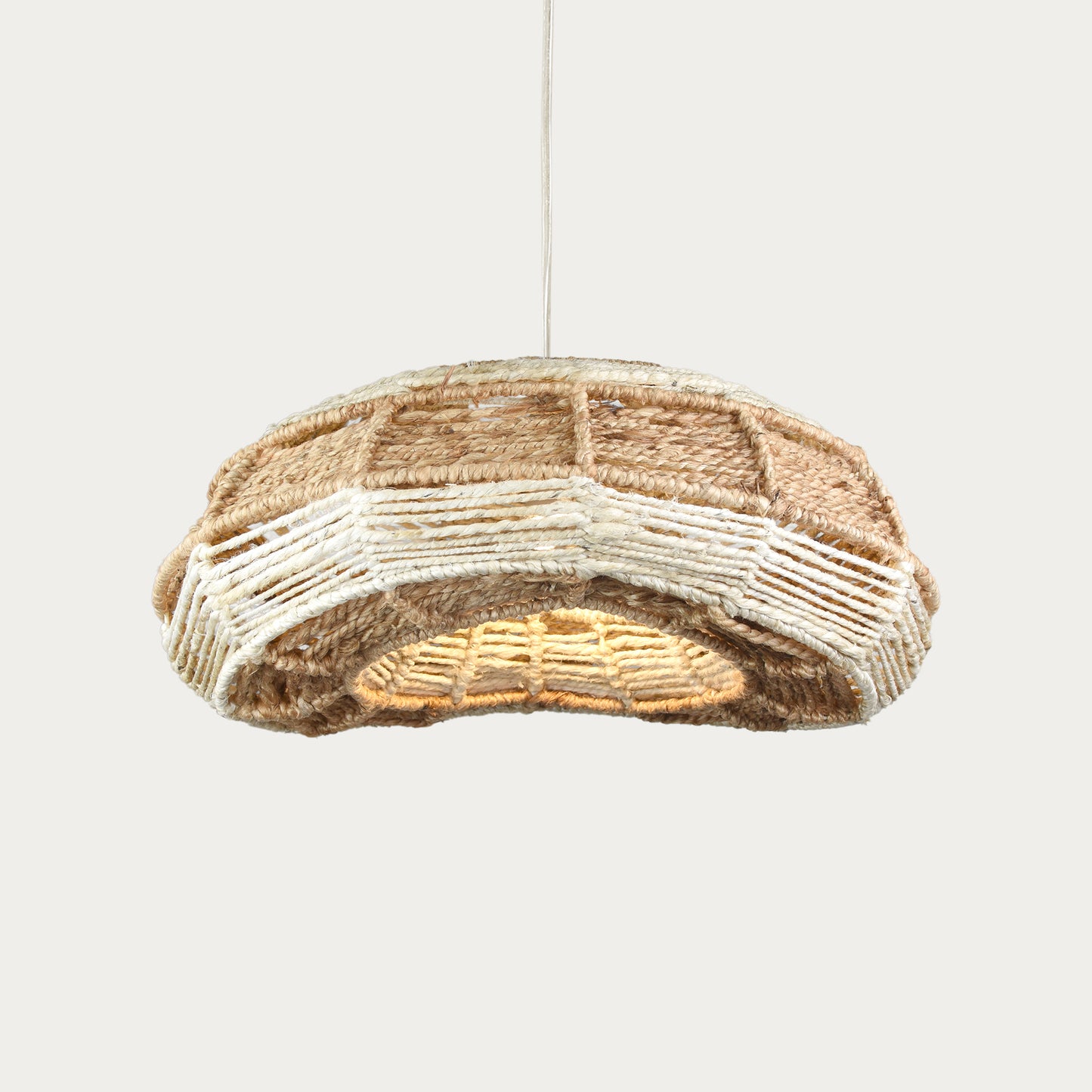 TORRINHA LAMP - IVORY/NATURAL - HAND MADE - JUTE