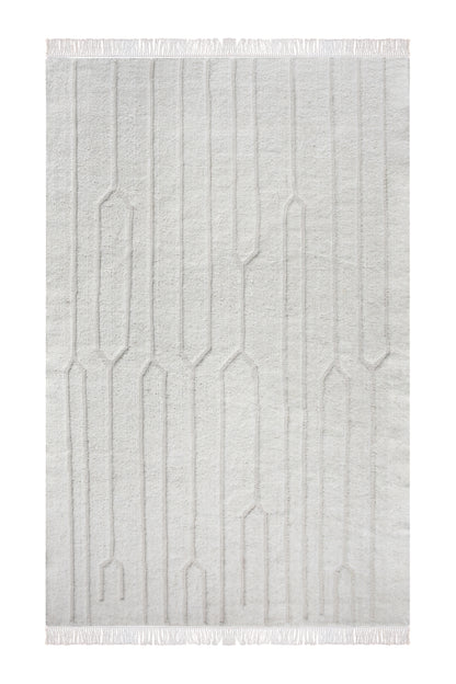 TRANI RUG - WOOL - TABLE TUFTED - IVORY
