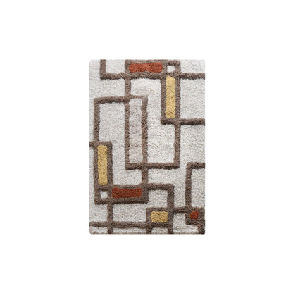 MOILOA BATH RUG - IVORY/MULTI - COTTON - TABLE TUFTED