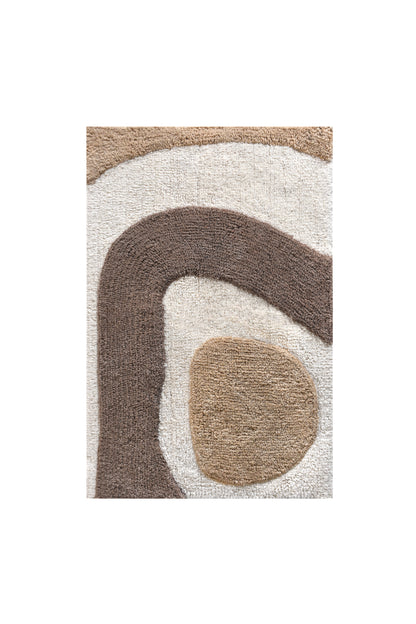 CILDARA BATH RUG - COTTON - TABLE TUFTED