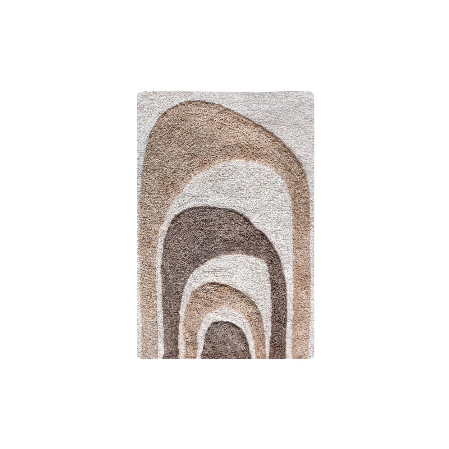 LOSPERD BATH RUG - IVORY/BEIGE - TABLE TUFTED - COTTON