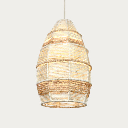VALPARA LAMP - IVORY/NATURAL - HAND MADE - JUTE