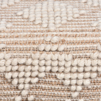 WEDGE BENCH - JUTE/ WOOL