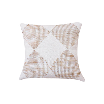 WALLILAB CUSHION - JUTE/WOOL - NATURAL/IVORY