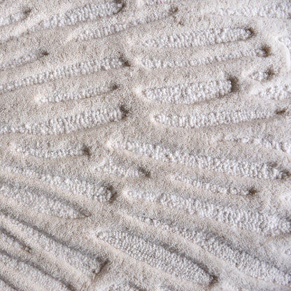 ASKART RUG - IVORY - HAND TUFTED - WOOL