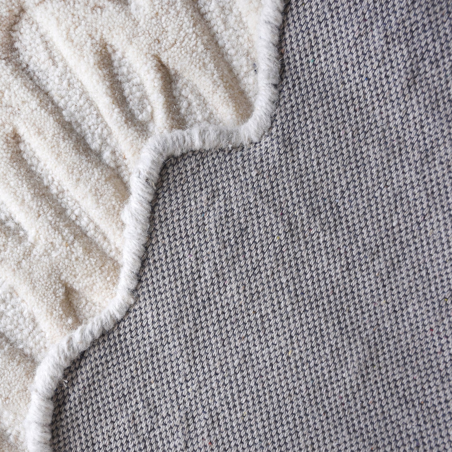 ASKART RUG - IVORY - HAND TUFTED - WOOL