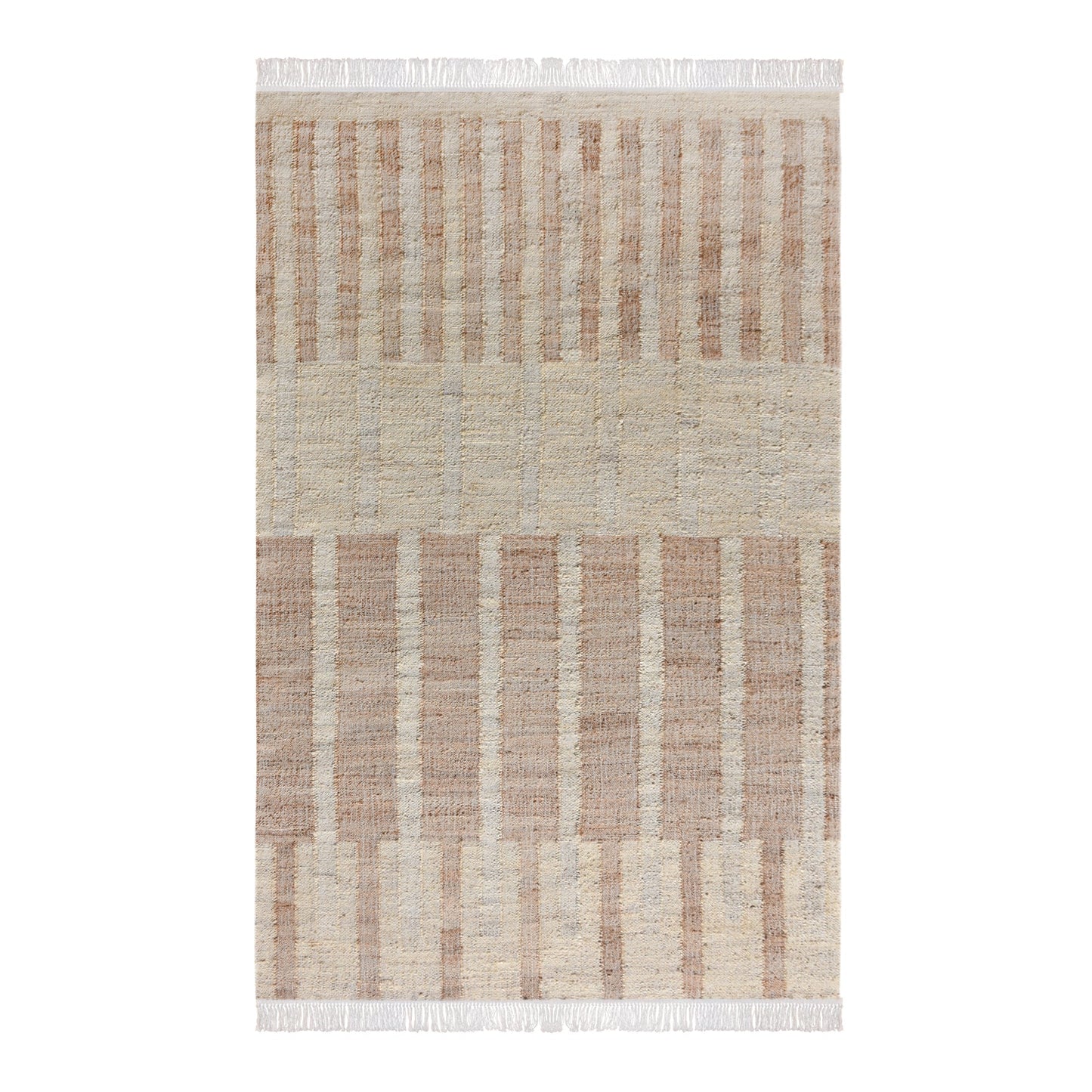 BELCONNEN RUG - NATURAL/ IVORY - JUTE