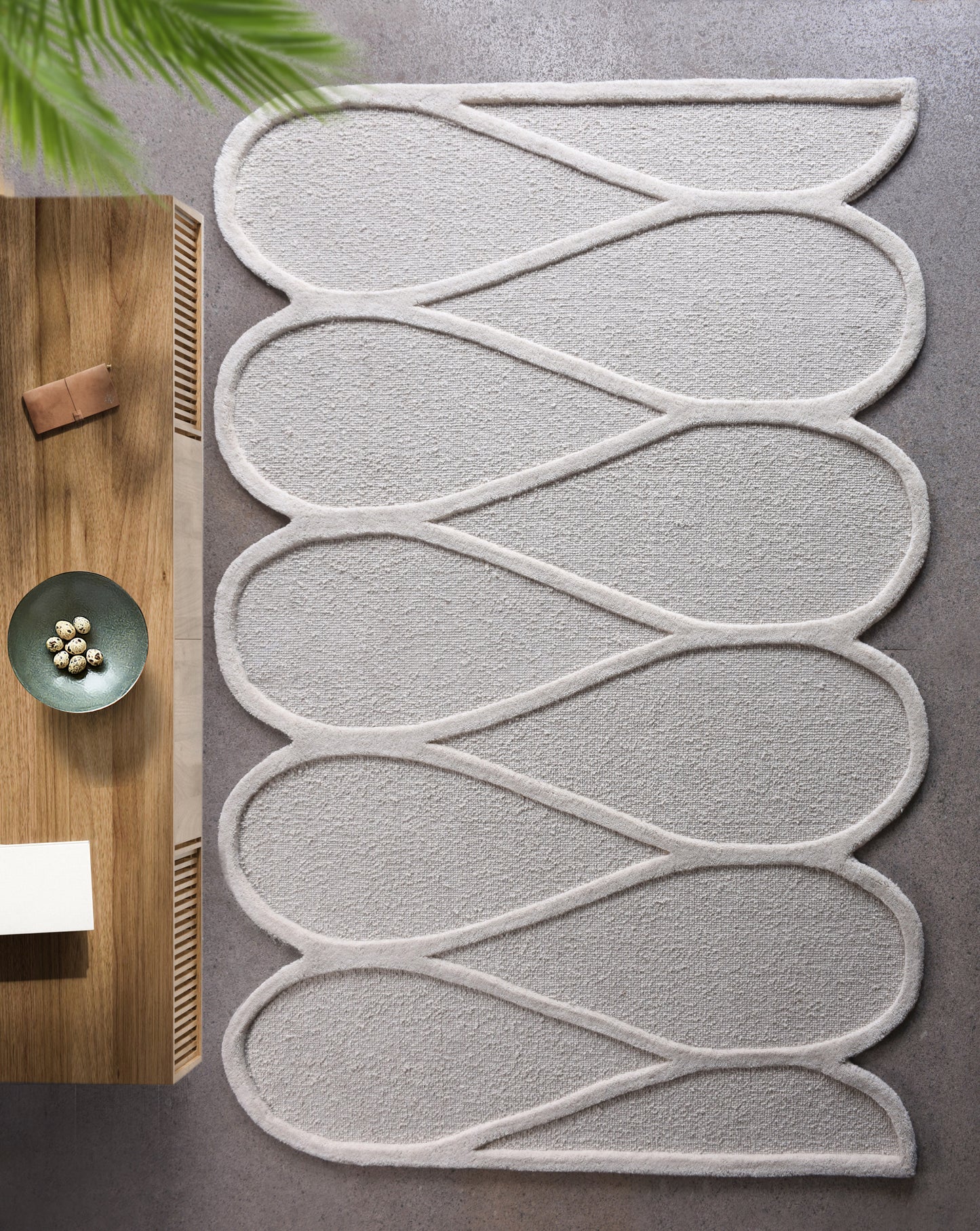 CASSIEN RUG - IVORY - HANDWOVEN/OVER TUFTED - WOOL