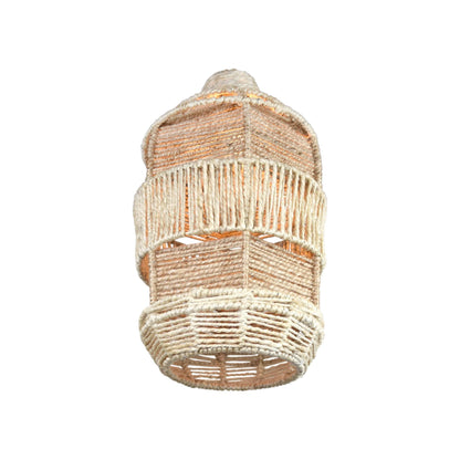 CRAMPTON LAMP - NATURAL/IVORY - HAND MADE - JUTE