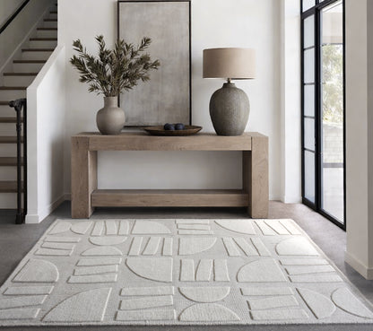 FELION RUG - WOOL - HAND TUFTED - BEIGE/IVORY