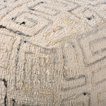 JORDYN-III POUF - WOOL