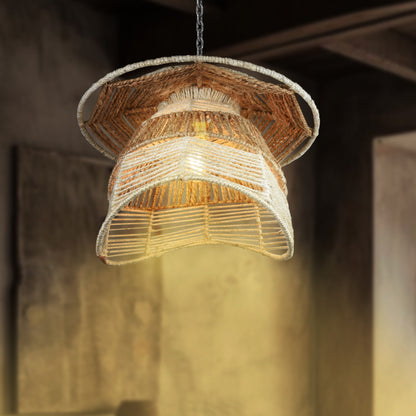 LOCHT LAMP - NATURAL/IVORY - HAND MADE - JUTE