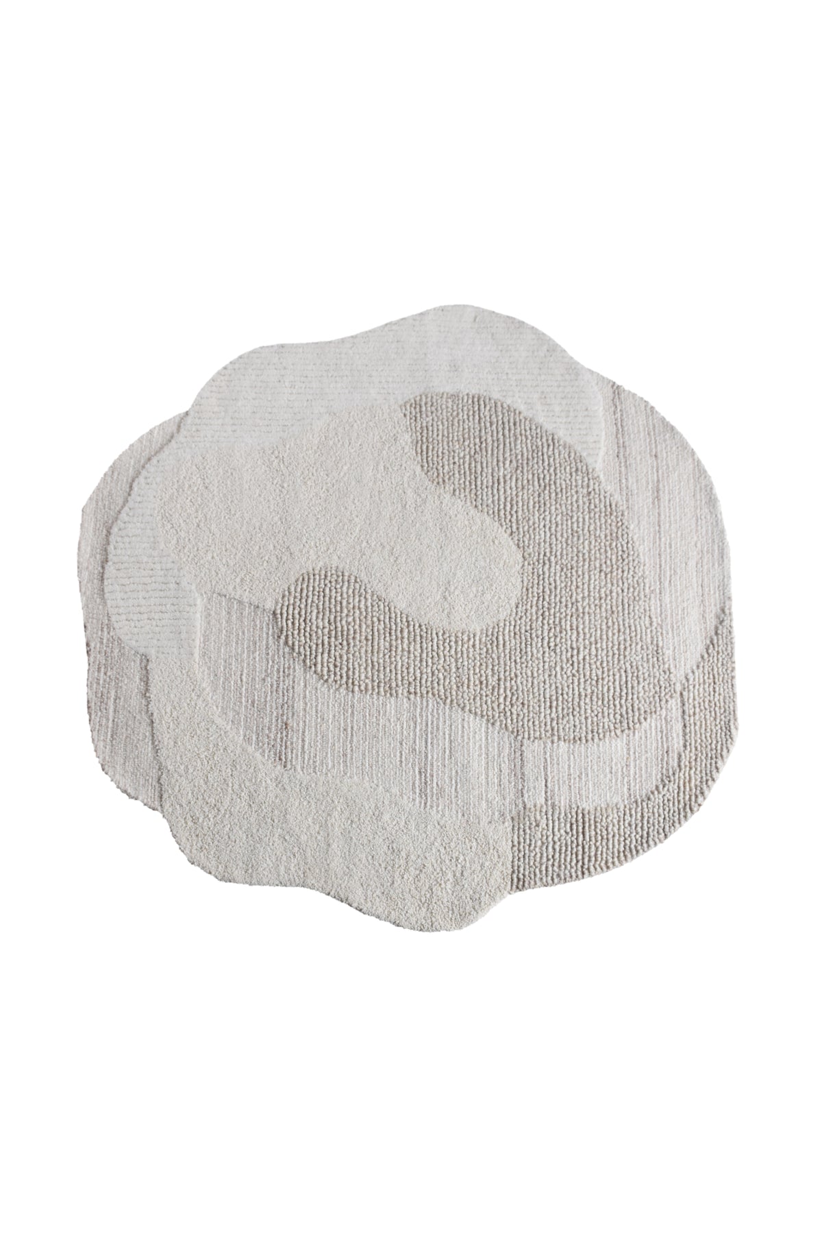 LOSKOP RUG - IVORY/BEIGE - HAND TUFTED - WOOL