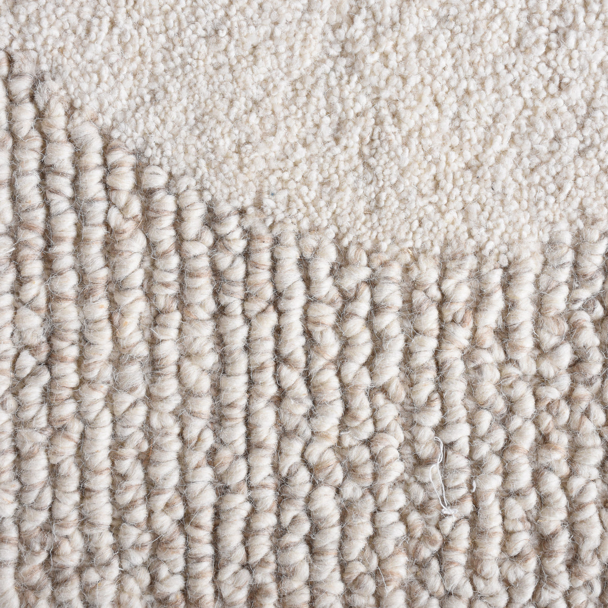 LOSKOP RUG - IVORY/BEIGE - HAND TUFTED - WOOL