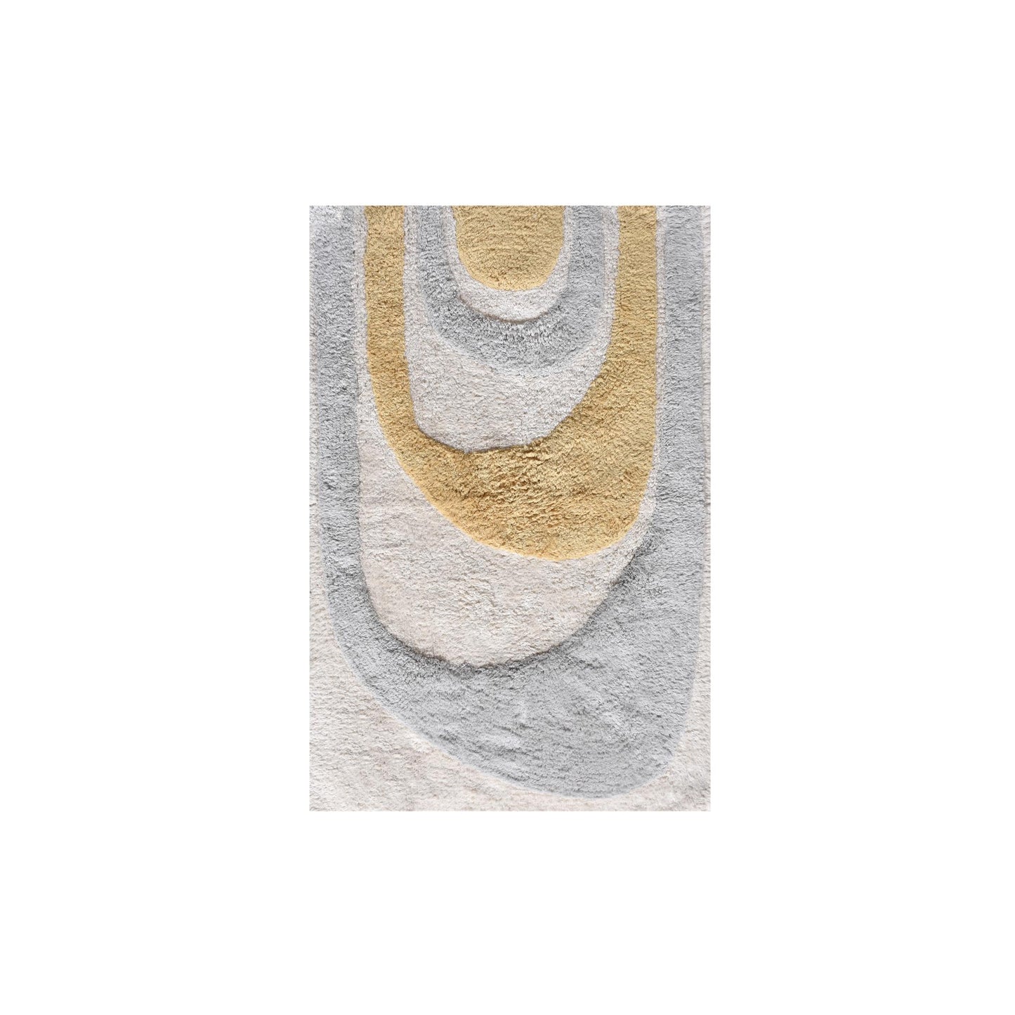 LOSPERD BATH RUG - IVORY/BEIGE - TABLE TUFTED - COTTON