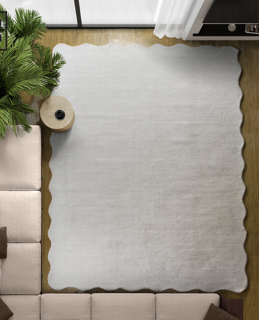 LUZNICA RUG - IVORY - HANDWOVEN - WOOL