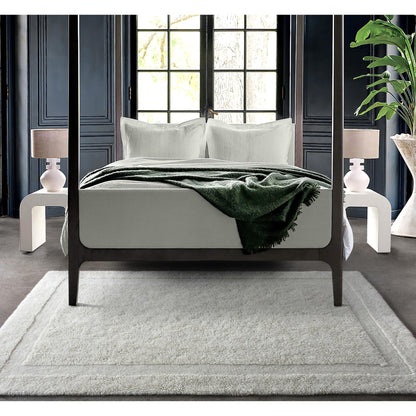 MOSSBACK RUG - NZ WOOL - TABLE TUFTED - IVORY