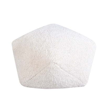 OGIEM POUF - IVORY - HAND WOVEN - WOOL