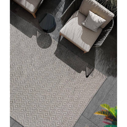 RAICHO RUG - IVORY/BEIGE - HAND WOVEN - POLYPROPYLENE