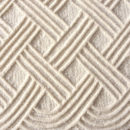 RENDALL RUG - WOOL - HAND TUFTED - IVORY