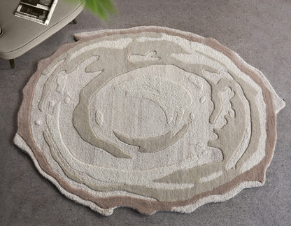 SEDDON RUG - IVORY/BEIGE - HAND TUFTED - WOOL