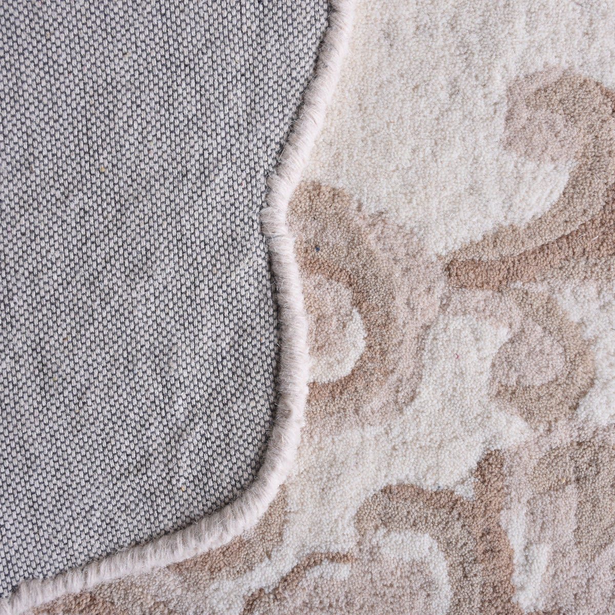 SFORI RUG -IVORY/BEIGE - HAND TUFTED - WOOL