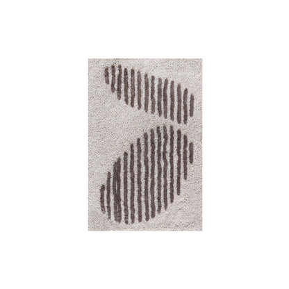 UBARANA BATH RUG - NATURAL/BROWN - TABLE TUFTED - COTTON