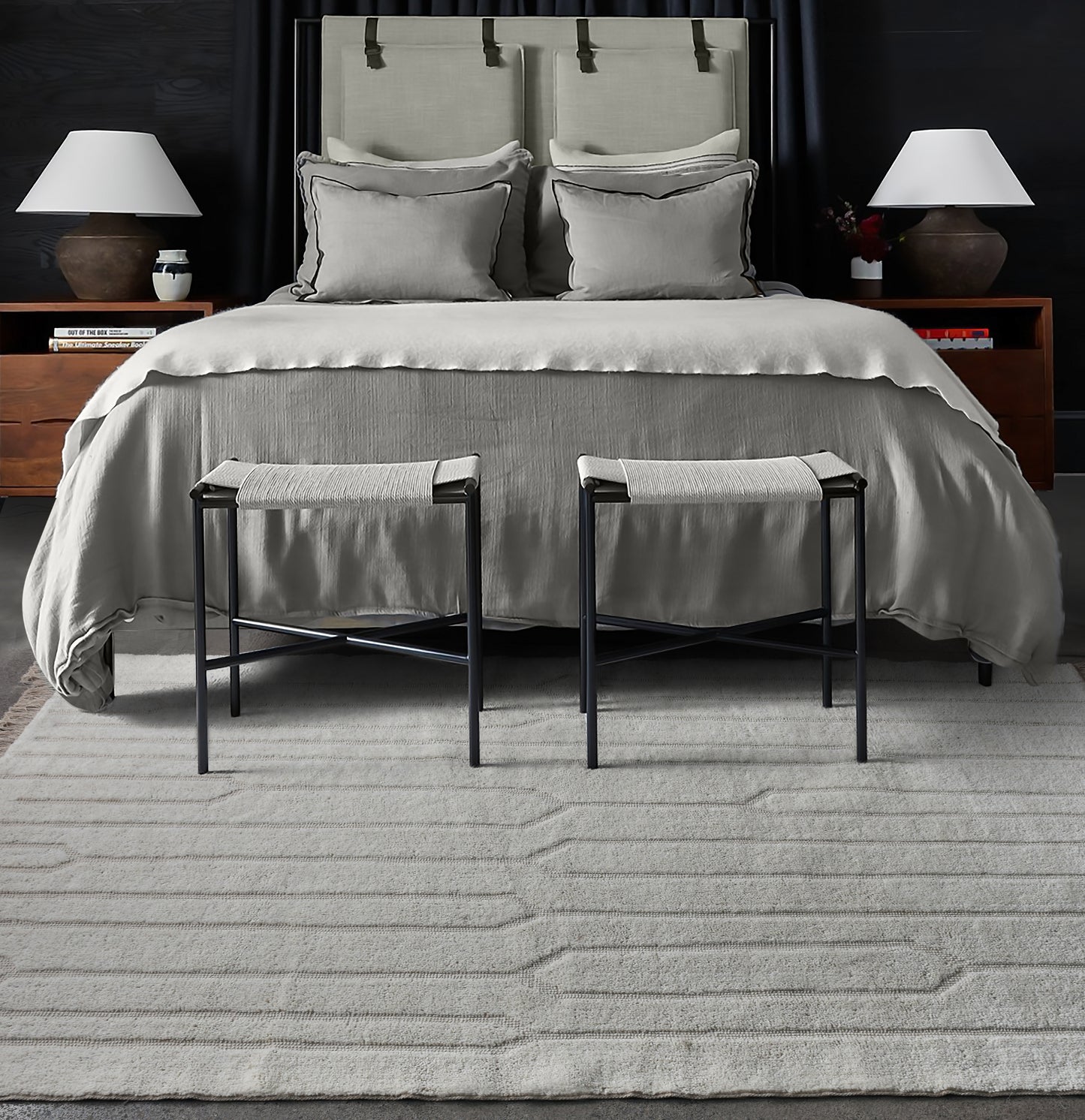 TRANI RUG - WOOL - TABLE TUFTED - IVORY